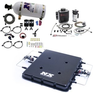 Chevrolet Camaro Nitrous Oxide Injection Kit - Nitrous Express - Billet LT4 Supercharger Lid - `15-`22
